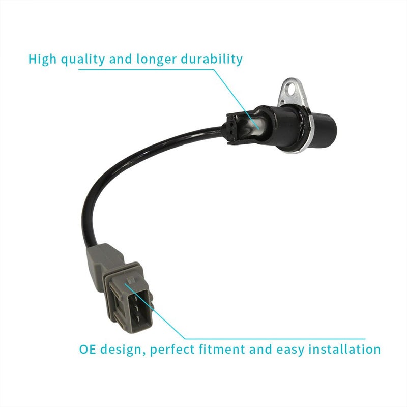 DOICOO Crankshaft Position Sensor Fit for KIA Rio 2001 2002 2003 2004 2005 1.5L 1.6L,0K30A-18891 0K30A18891 PC523 S10226 - Image 2